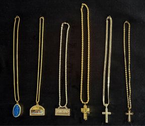 Gold plated chains ( dm for prices )