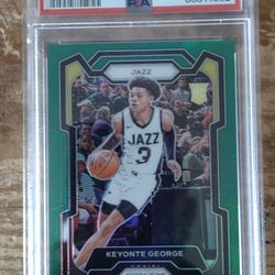 2023 Prizm Keyonte George Green PSA 9 