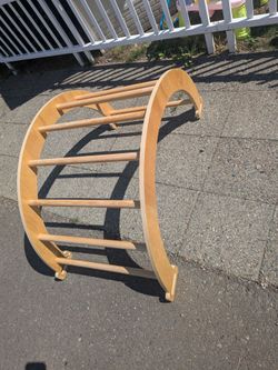 Small wooden climber