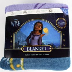 Disney Wish Kids Plush Bed Blanket