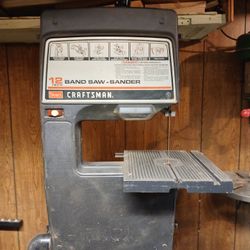 12" Bandsaw Sander with Stand And Motor