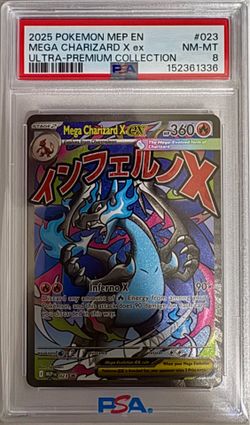 Mega Charizard X ex UPC Promo PSA 8