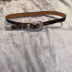 Cheetah Print, Size 5 Belt
