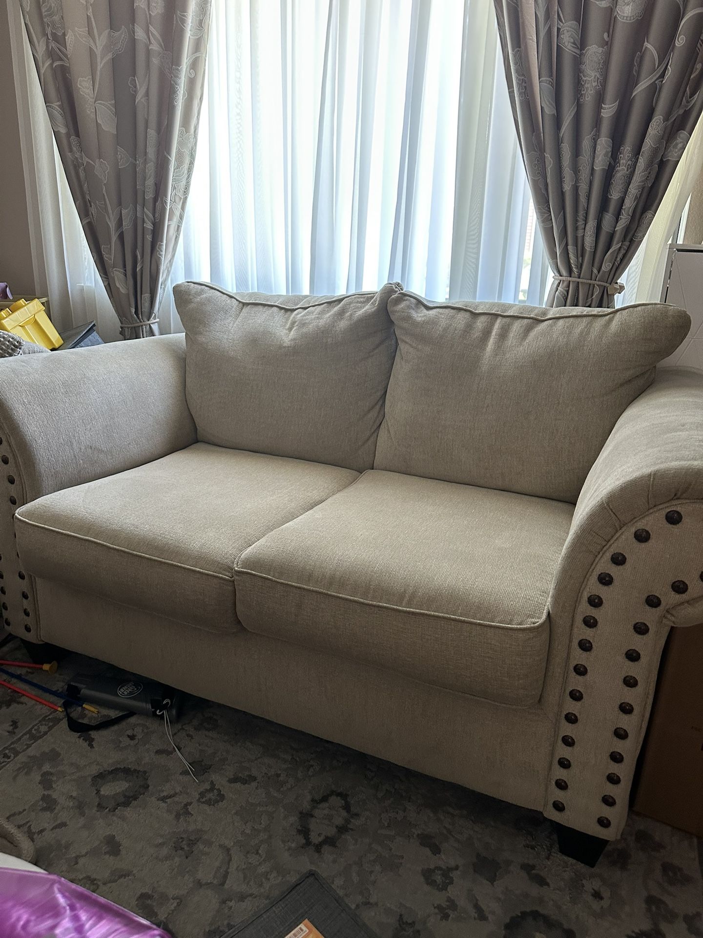Very Comfortable And Soft Two Sofas Big And Small