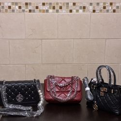 Badgley Mischka Crossbody Purses - Authentic