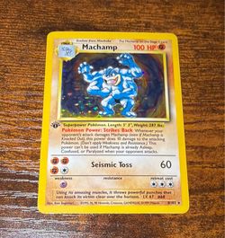 Machamp - 8/102 1st Edition Holo