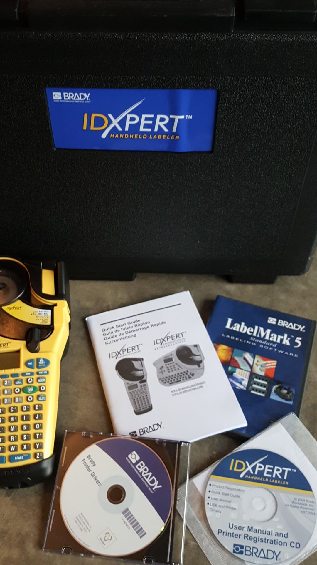 📍Brady IDXpert Handheld Labeler with Labels
