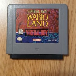 Wario Land Virtual Boy Nintendo Game
