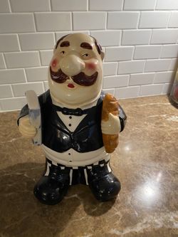 Decorative chef porcelain