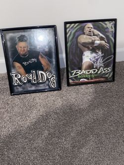 WWF Attitude Era Posters (Billy Gunn + Road Dogg) Framed