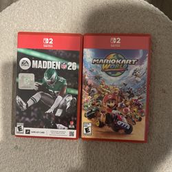 Mario Kart And Madden 