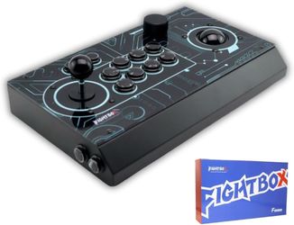 Retro Game Arcade Stick Controller with Trackball and Spinner