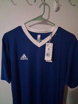 Adidas soccer jersey size XL blue