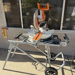 Rigid 12 In Compound Sliding Miter Saw 