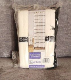 Better Homes & Gardens Fabric Shower Curtain 72x72