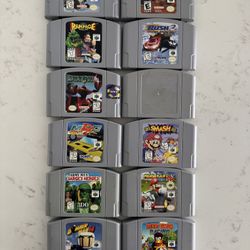 Nintendo 64 Games (Send Your Offers)