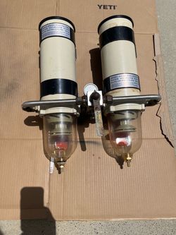 Dual Diesel Fuel Filter Water Separator Assembly