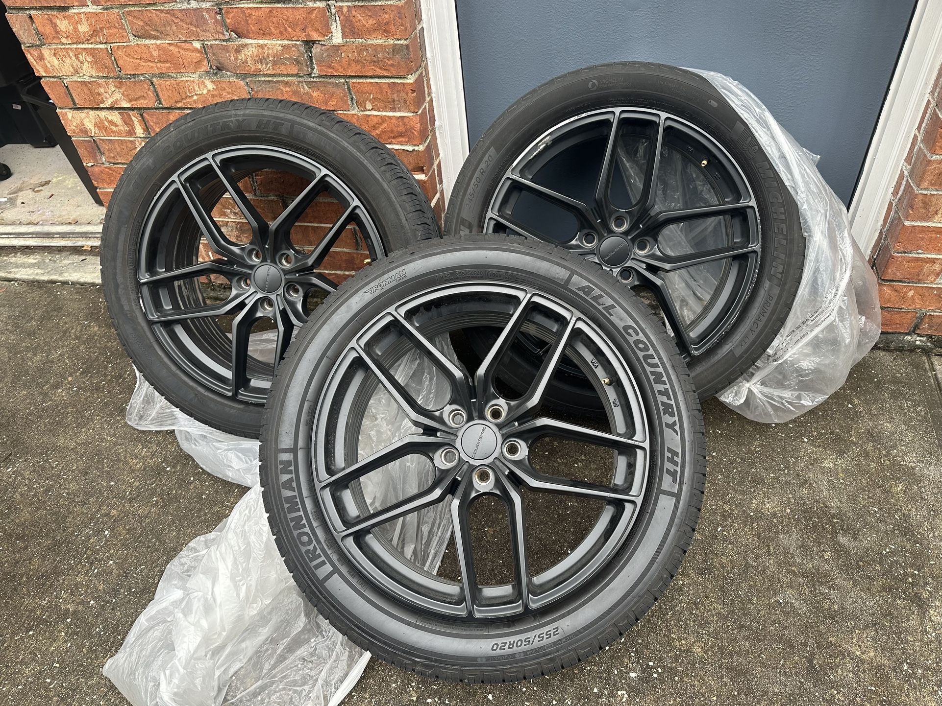 20 Inch Liquid Metal Rims & Tires