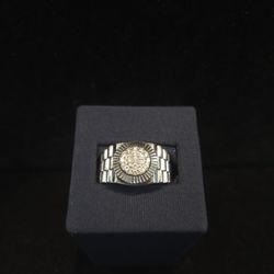 14k White Gold Man's Ring