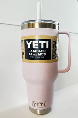 NEW YETI Rambler 42 oz Straw Mug – Cherry Blossom