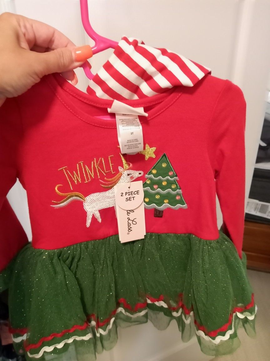 Toddler Girl Christmas Outfit 3t