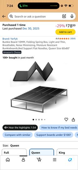Queen size hunky boards