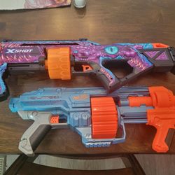 2 Nerf Style Guns