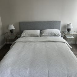 Queen Size Bed (mattress + frame)