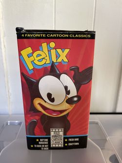 4 Cartoon Classics (VHS movies) FELIX THE CAT, Casper, Mighty Mouse, Betty Boop