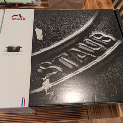 Staub 10", 2.9-Quart Enameled Cast Iron Daily Pan With Glass Lid Graphite