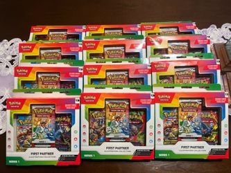 Pokemon first partner Illustration trading cards game