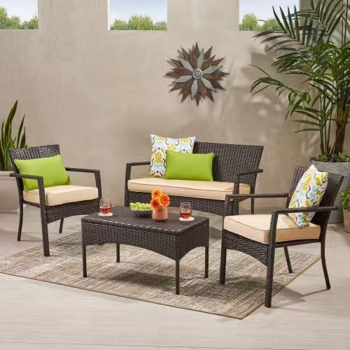 4pc Outdoor Patio Furniture Set 