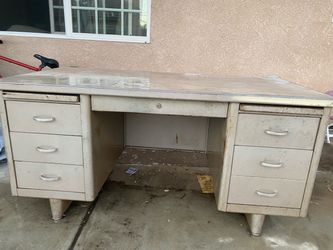 metal desk