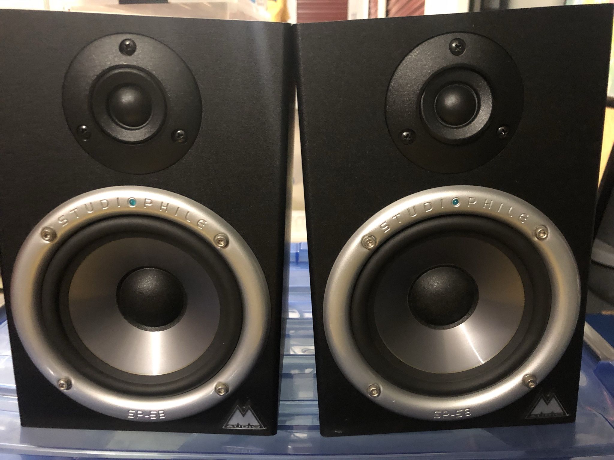 Two M- Audio Audiophile SP-5B