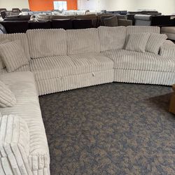 Stunning Corduroy Sectionals @ FURNITURE LOVE ❤️ Same Day Delivery 🚚