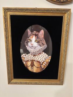 Renaissance Cat Portrait