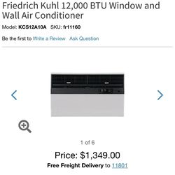 Friedrich Air Conditioner Brand New In Box