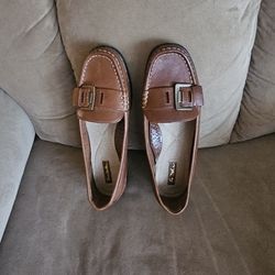 Brown Leather Loafers