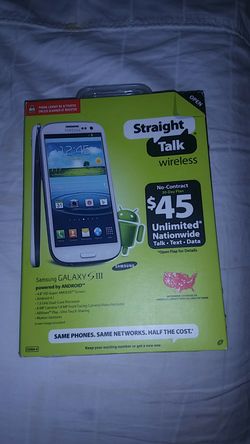 Straight Talk Samsung Galaxy S3 smartphone