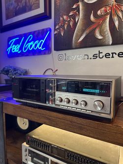 Rare Luxman KX-101 “Suckface” Cassette Deck – 1982 Japan, Serviced, Motorized Face Works