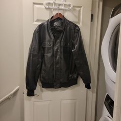 Buffalo David Bittins Leather Jacket 