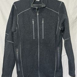 KÜHL Men's Interceptr Full-Zip Fleece Jacket in Black Small