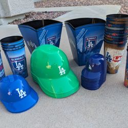 LA Dodgers Cups, Hats, Bowls Souvenirs! 