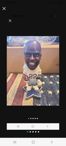 Emmitt Smith Dallas Cowboys Run With History Bobblehead New In Box 