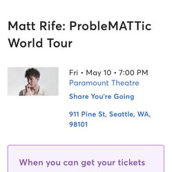 3 Matt Rife Tickets 