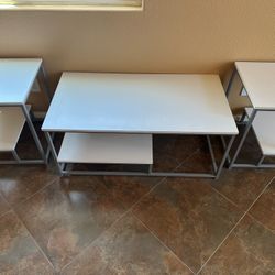 Coffee Table and 2 Side Tables 