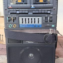 Cassette Player & desk 