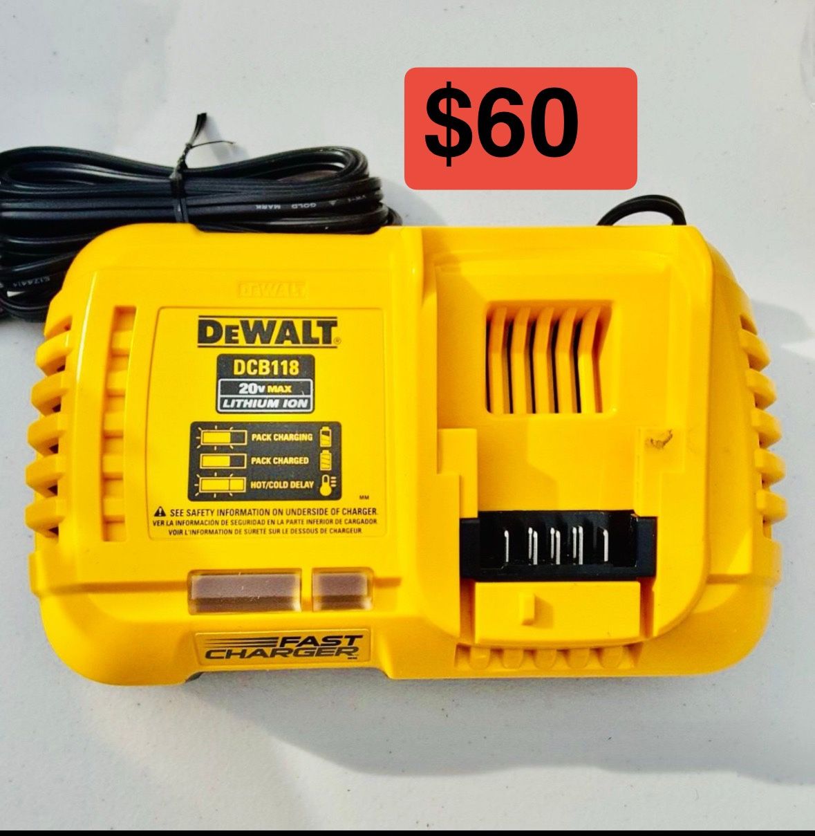 Dewalt New 8ah Rápid Charger Nuevo