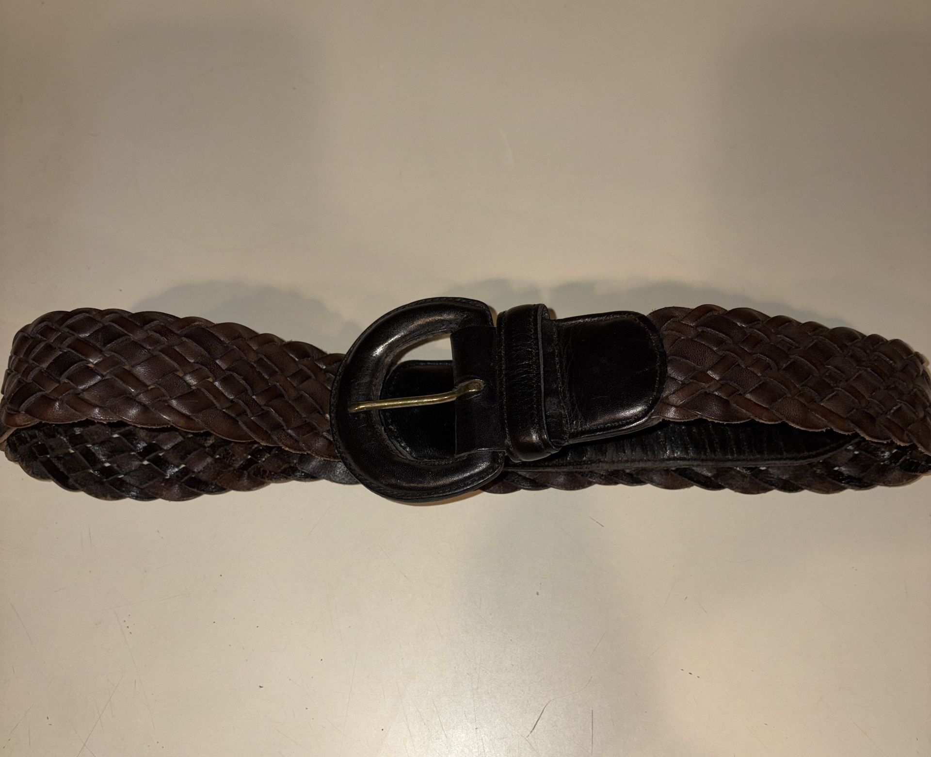 Women’s Large Coach Deep Brown Leather Belt