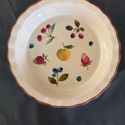 Longaberger Berry Pie Plate